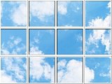 ���������� ��������� LED SKY (����,������) � ����� ������������ 4�3 ������