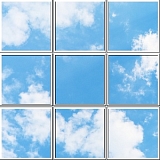 ���������� ��������� LED SKY (����,������) � ����� ������������ 3�3 ������